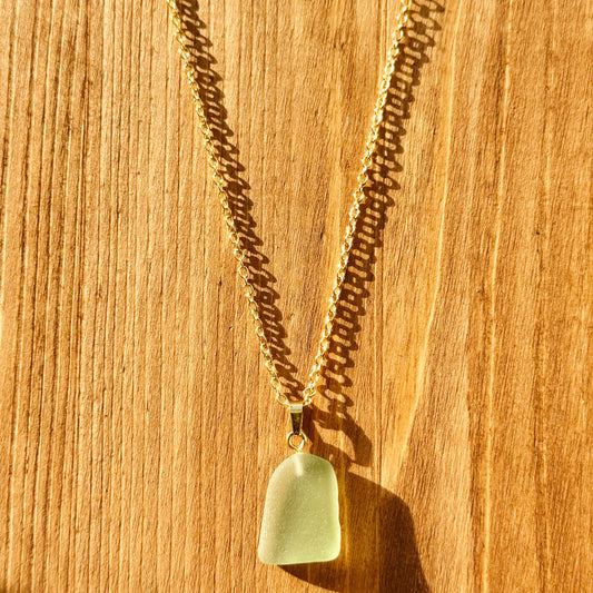 siren necklace - sea foam