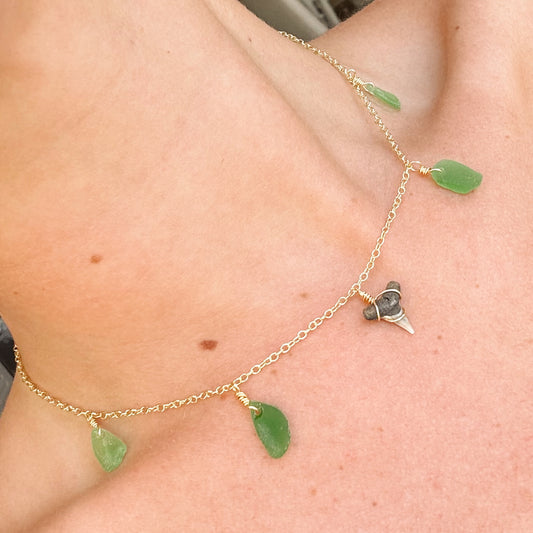 solstice necklace - lemon