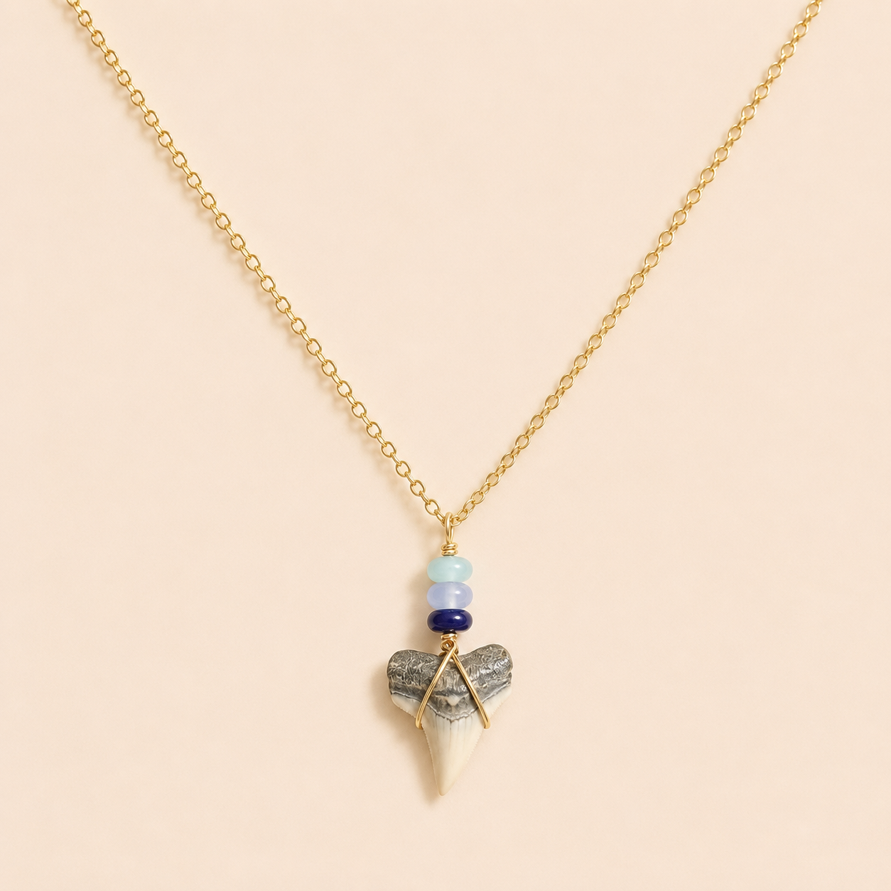 beaded bull necklace